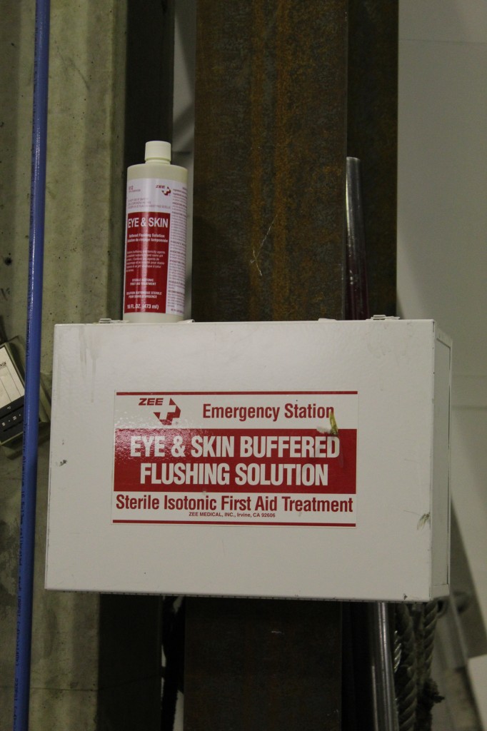 Eye wash station safety feature Topmade Calgary & Edmonton