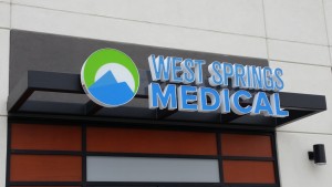 west hills medical LED channel sign
