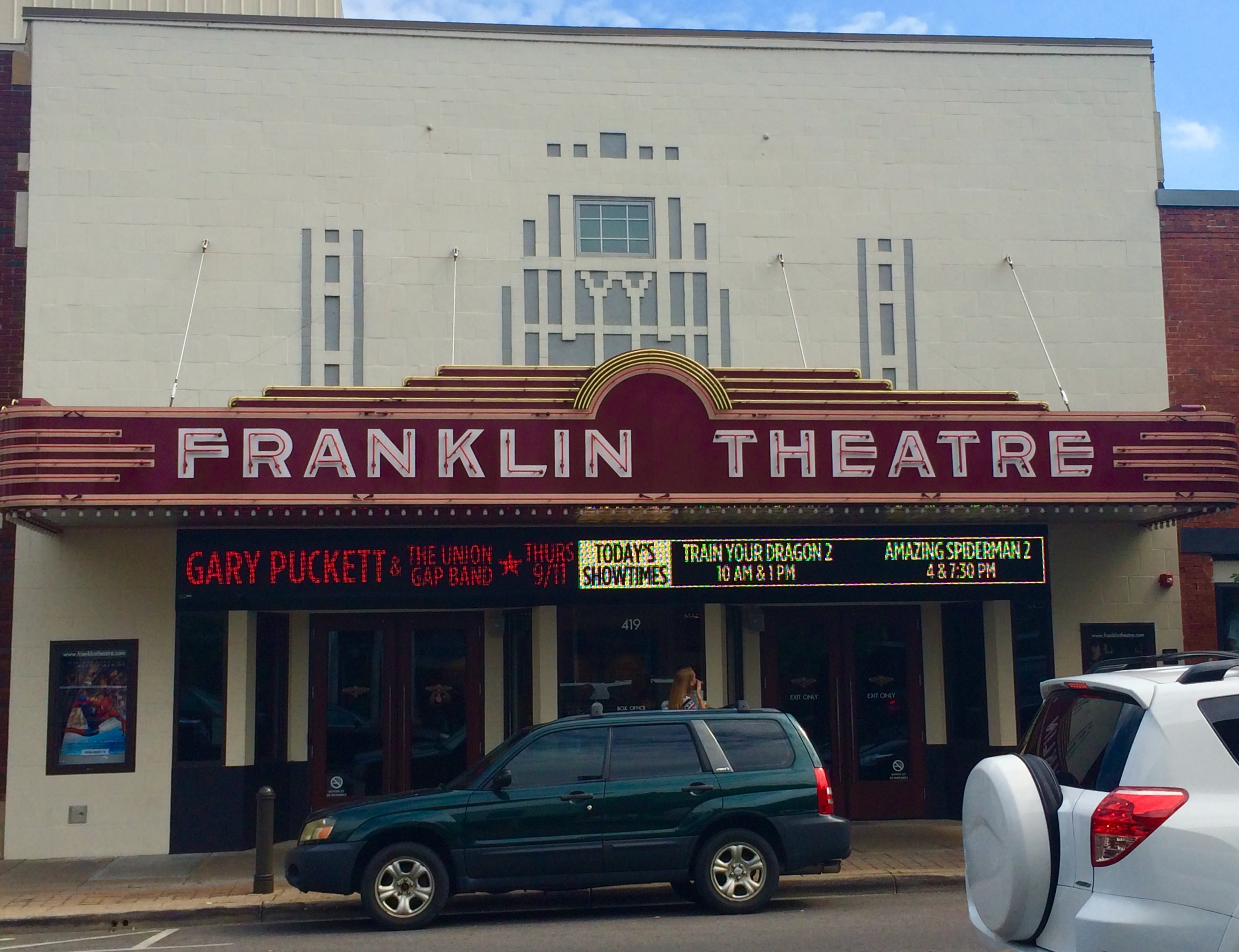 Franklin Theatre Marquee Sign